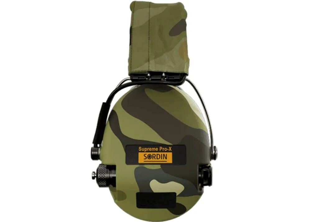 Protectores Auditivos Sordin Supreme Pro X Led Textil Camo - Imagen 5