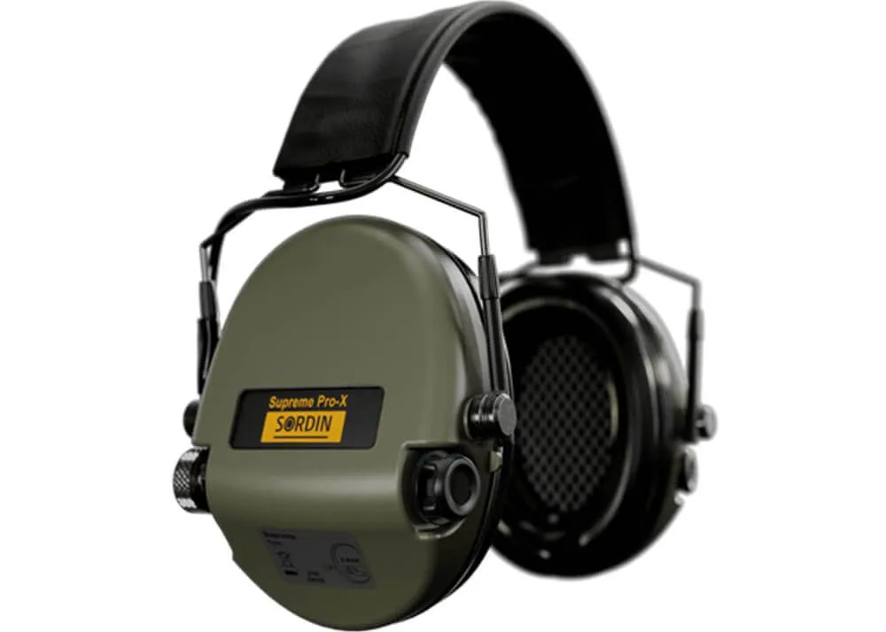 Protector Auditivo Sordin Supreme Pro X Slim Verde - Imagen 3