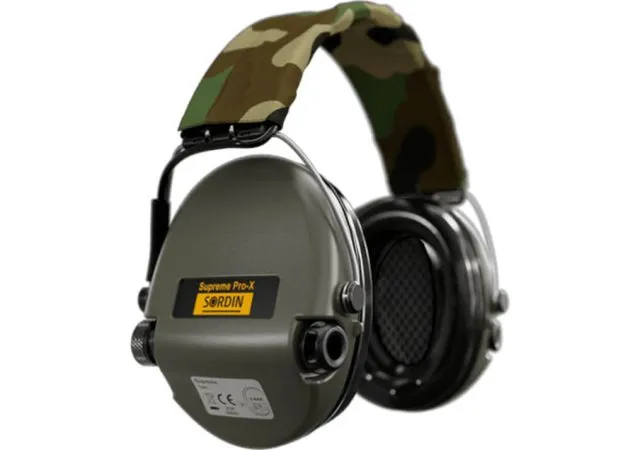 Protectores Auditivos Sordin Supreme Pro X Textil Camo - Imagen 2