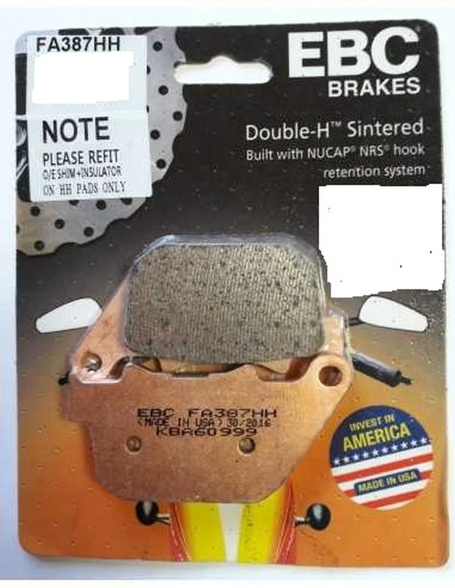 Pastillas Freno EBC Moto Sinterizada Harley Davison 12-13 - Imagen 2