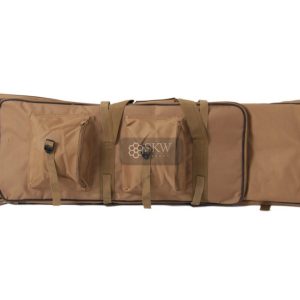 Funda Transporte Rifle Multibolsillos 120cm Tan Delta Tactics
