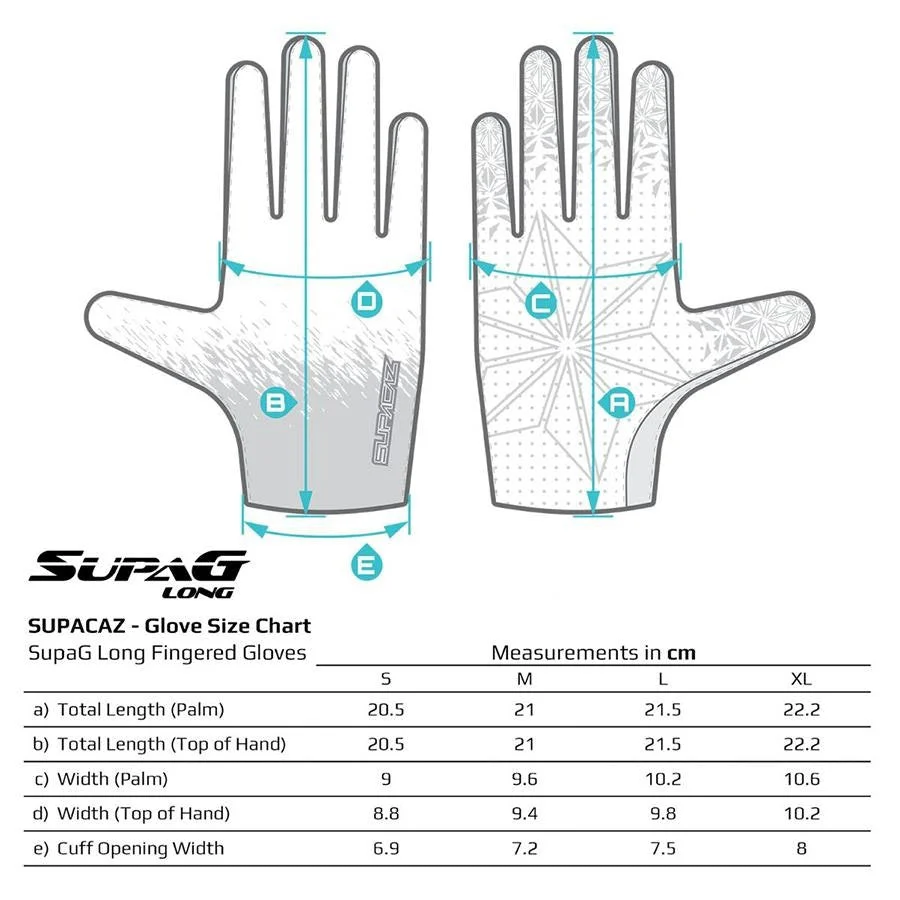 Guantes Ciclismo Supacaz Dedo Largo Negro - Imagen 4