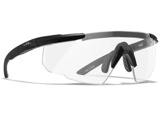 Gafas Wiley X Sabre Adv Clear Matt Marco Negro