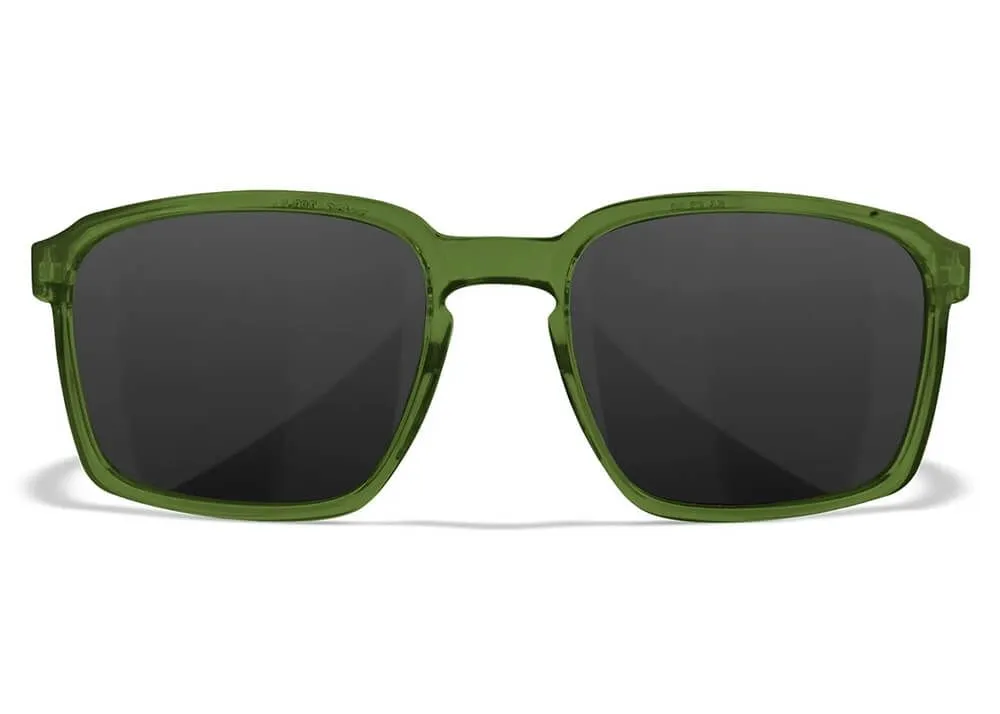 Gafas Wiley X Alfa – Lentes Gris – Montura Cristal Verde - Imagen 3