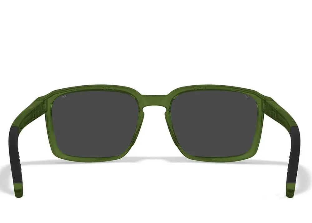Gafas Wiley X Alfa – Lentes Gris – Montura Cristal Verde - Imagen 4