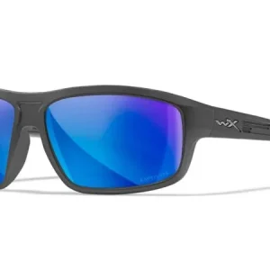 Gafas Wiley X Contend – Lentes Captivate Polarizadas Azul Espejo – Montura Negro Mate