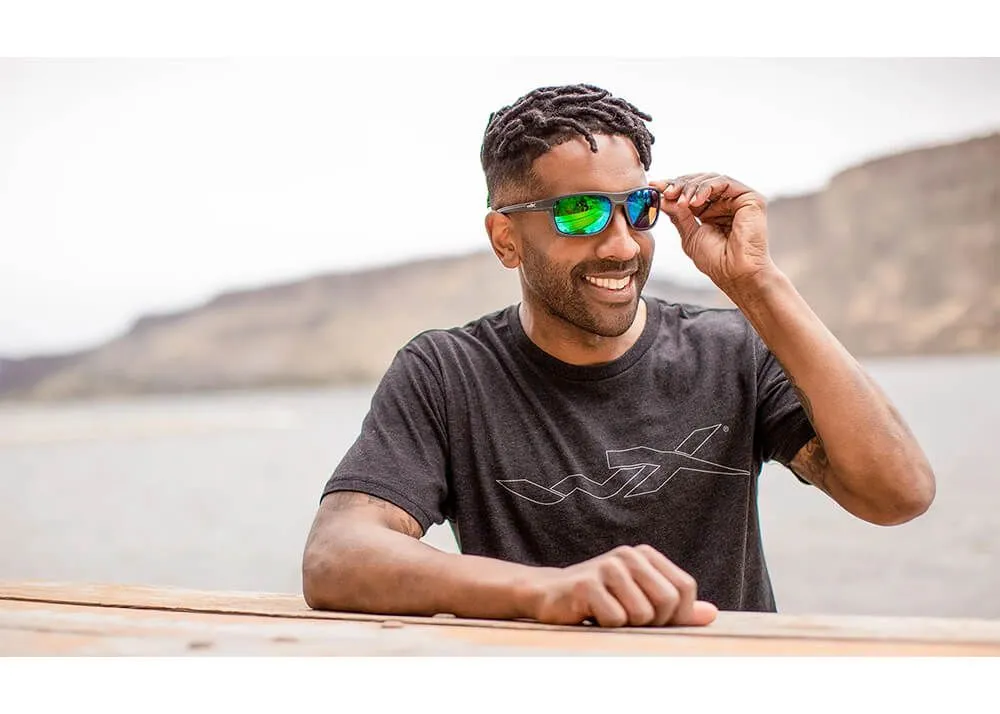 Gafas Wiley X Kingpin – Lentes Captivate Polarizadas Verde Espejo – Montura Grafito Mate - Imagen 7