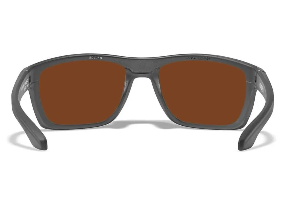 Gafas Wiley X Kingpin – Lentes Captivate Polarizadas Verde Espejo – Montura Grafito Mate - Imagen 5