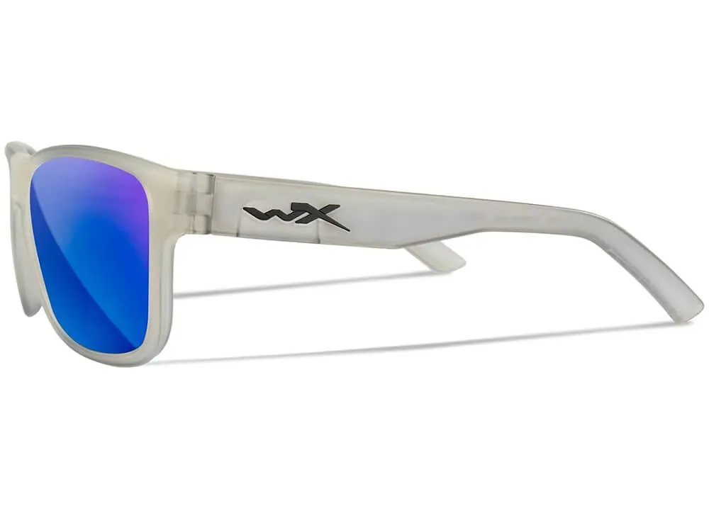 Gafas Wiley X Ovation – Lentes De Espejo Azul Polarizadas Captivate – Montura De Pizarra Mate - Imagen 5
