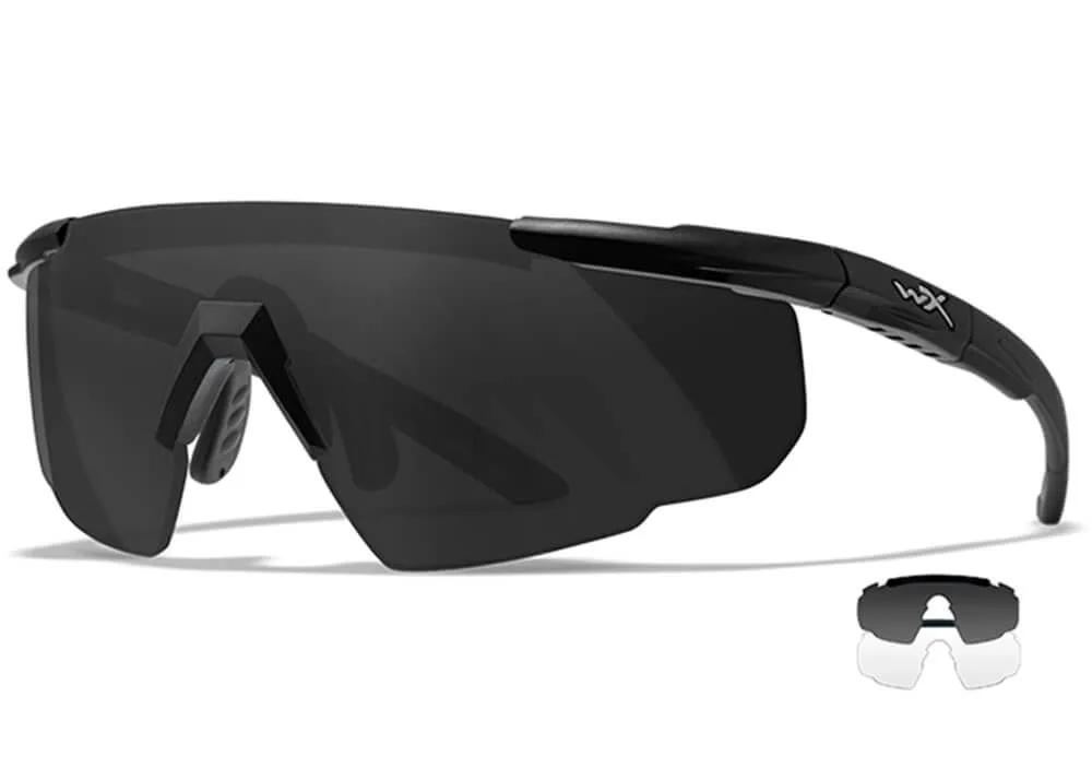 Gafas Wiley X Sabre Adv Gris/Transparente Montura Negra - Imagen 2