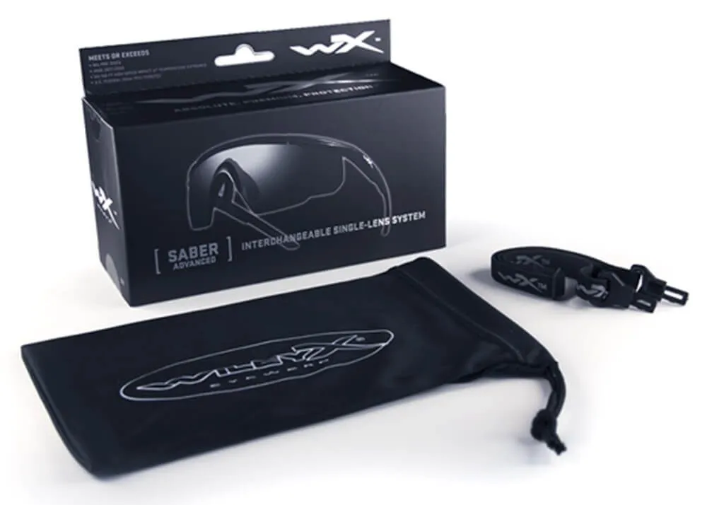 Gafas Wiley X Sabre Adv Gris Montura Negra - Imagen 6