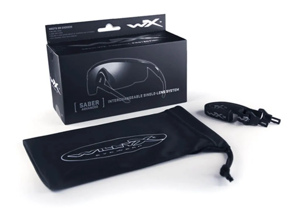 Gafas Wiley X Sabre Adv Vermilion Montura Negra - Imagen 6