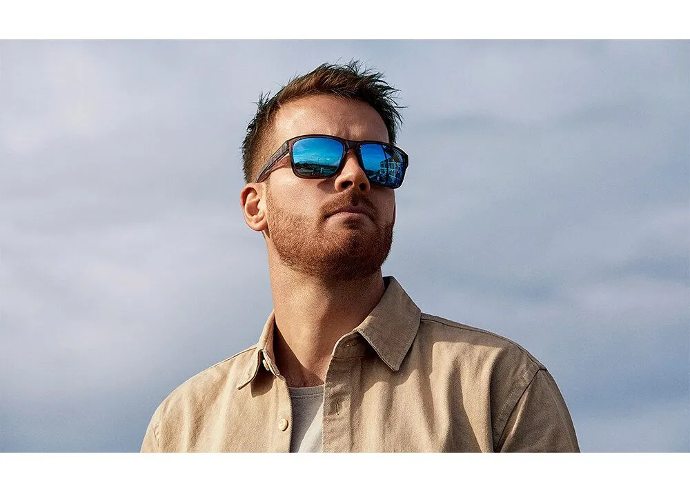 Gafas Wiley X Trek – Lentes Captivate Polarizadas Azul Espejo – Montura Cristal Brillante Gris Oscuro - Imagen 7