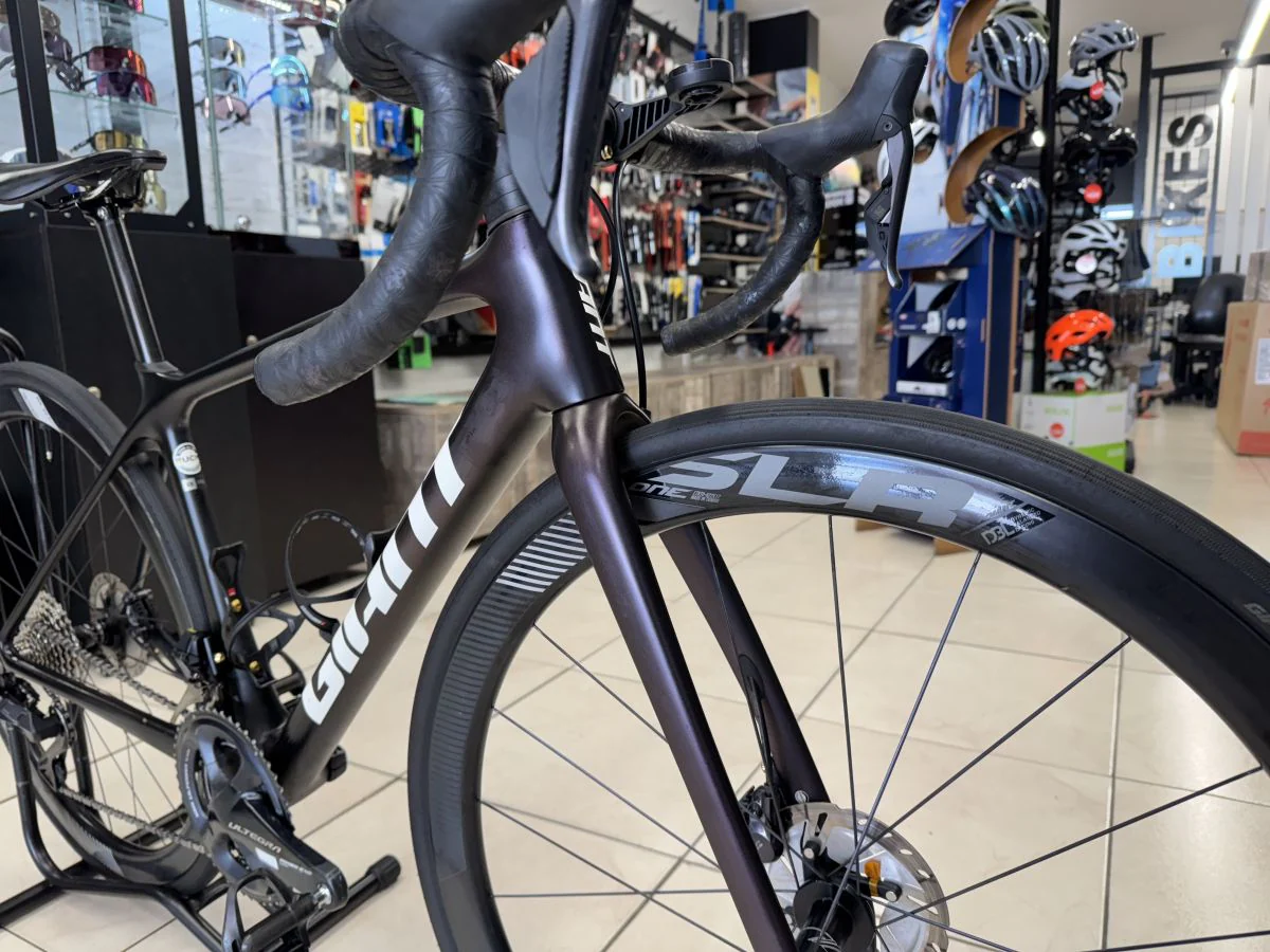 Bicicleta Ruta Giant TCR Advanced Pro 1 Di2 Usada Negra - Imagen 5