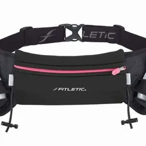 Cinturón De Hidratación Fitletic 16oz Hidra Negro/Rosa