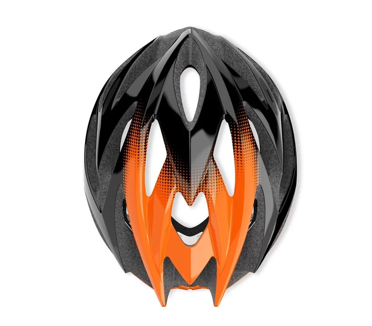Casco de Ciclismo Rudy Project Rush Black-Orange Shiny - Imagen 3