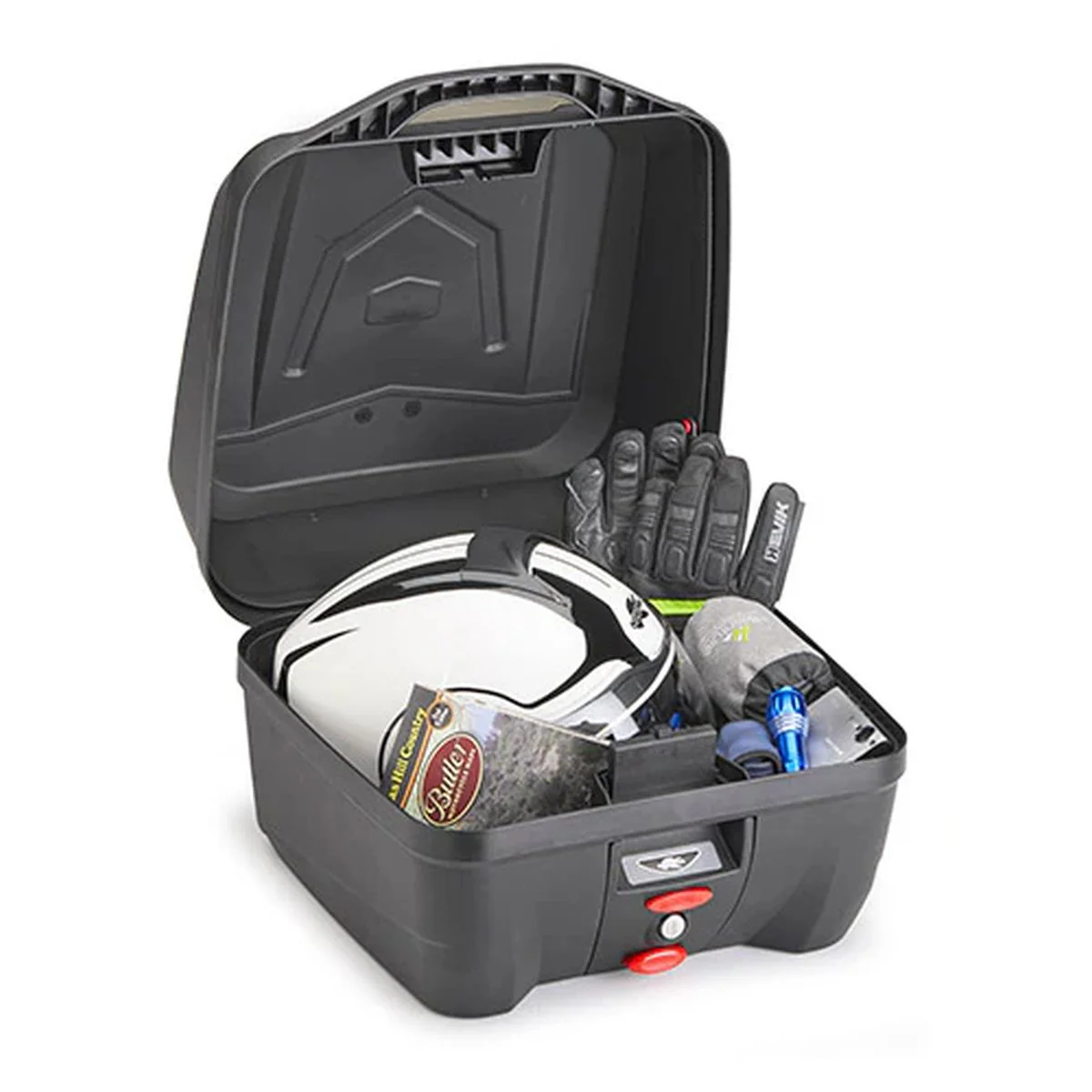 Baúl Maletero Kappa Monolock 32L Negro/Un Casco - Imagen 3