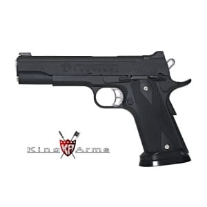 King Arms Predator Iron Shrike Black Gun – 6mm Gbb