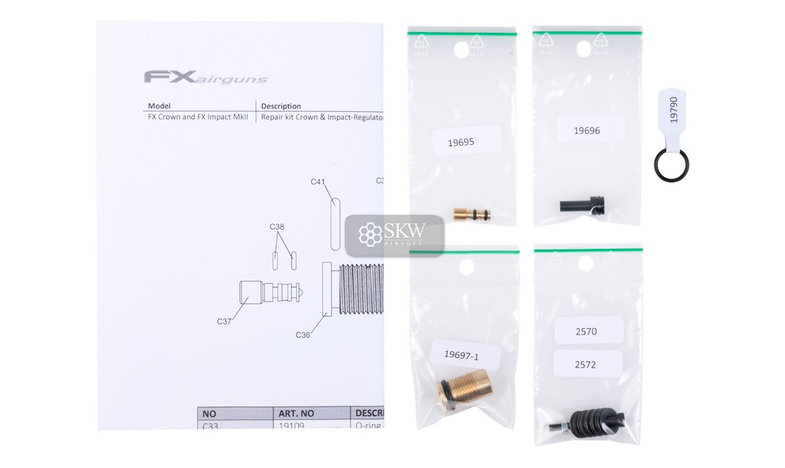 Kit Reparación Para Crown E Impact Fx - Imagen 2