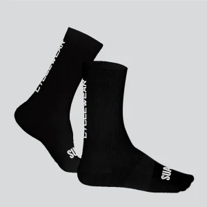 Medias Ciclismo Cyclewear Suarez 7″ Negras