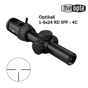 Meopta – Visor Meopro Optika6 – 1-6×24 Sfp – Rd 4c