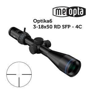 Meopta – Visor Meopro Optika6 – 3-18×50 Sfp – Rd Bdc 3