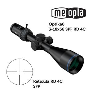 Meopta – Visor Meopro Optika6 – 3-18×56 Sfp – Rd 4c - Imagen 2