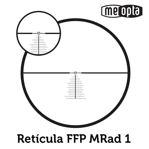 Meopta – Visor Meopro Optika6 – 3-18×50 Ffp – Rd Mrad 1 - Imagen 4