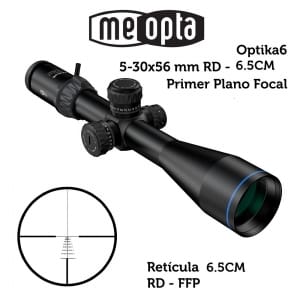 Meopta – Visor Meopro Optika6 – 5-30×56 Ffp – 6.5cm Rd