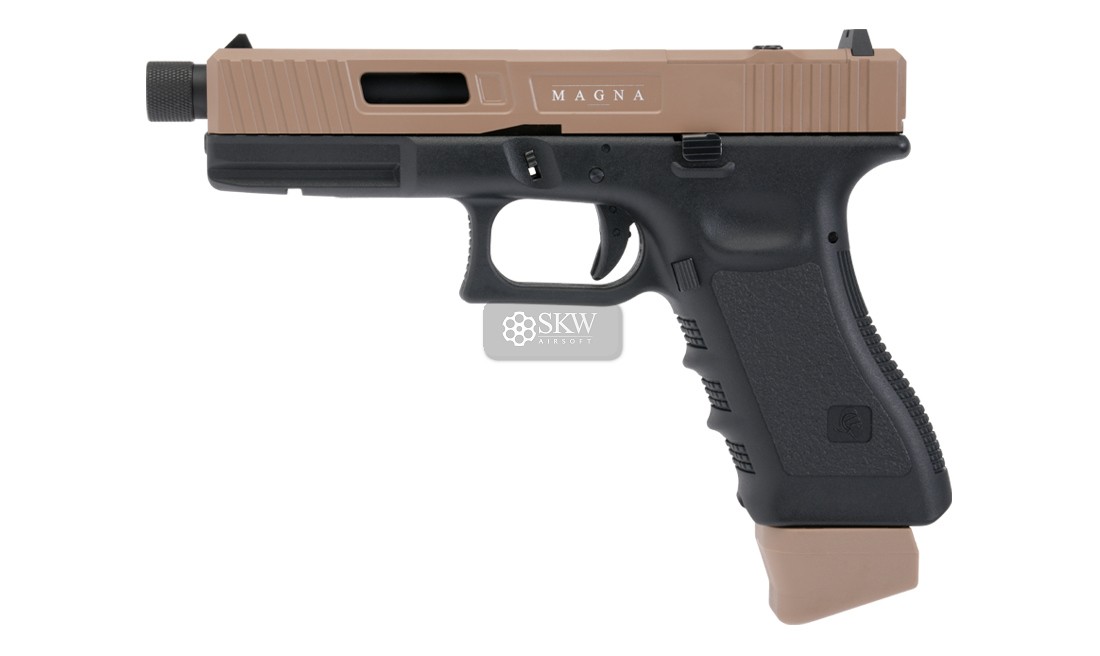 Pistola Co2 Blow Back  Gladius Magna Iii Dual Tone Secutor - Imagen 3