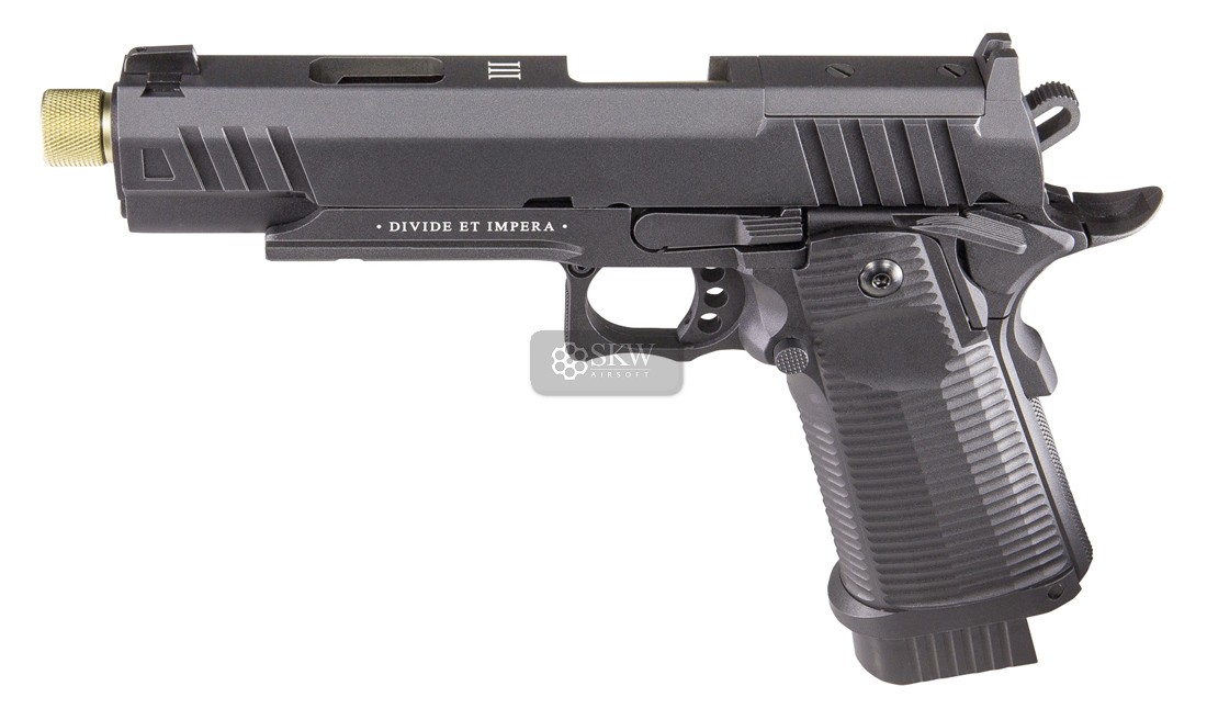 Pistola Co2 Blow Back Ludus Iii Gold Secutor Arms - Imagen 2