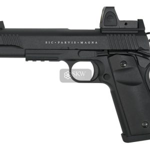 Pistola Co2 Blow Back Rudis Magna Xii Black Secutor Arms