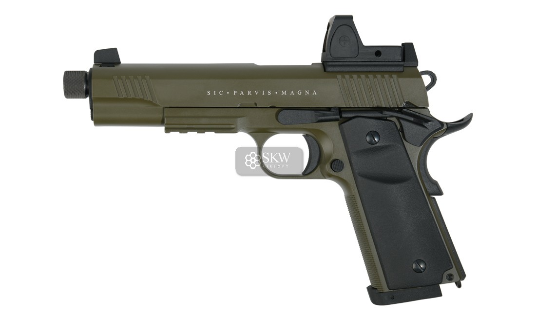 Pistola Co2 Blow Back Rudis Magna Xiv Od Secutor Arms - Imagen 3