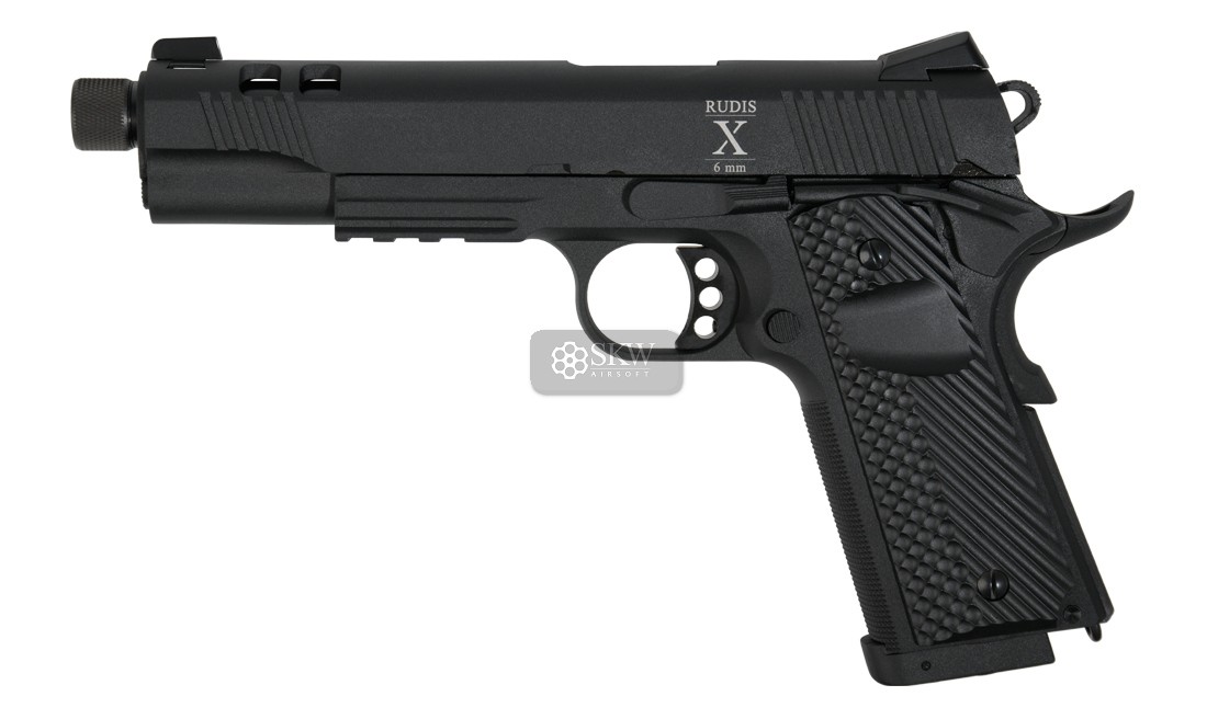 Pistola Co2 Blow Back Rudis X Acta Non Verba Black Secutor Arms - Imagen 3