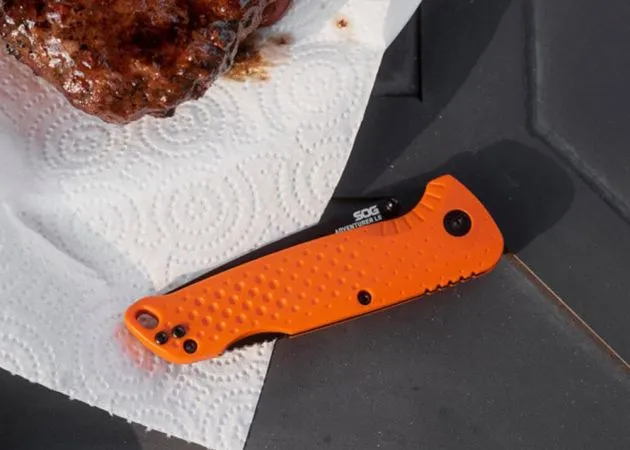 Navaja Sog Adventurer Lb Naranja - Imagen 8