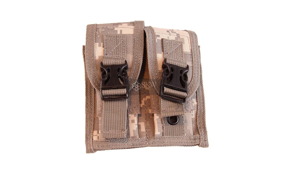 Porta 2 Cargadores Molle Cierre Clip Acu - Imagen 3