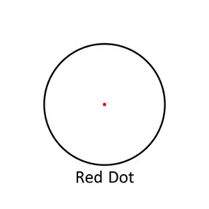 Visor Punto Rojo Nikko Stirling Nrd 1×30 Con Retícula 4 Moa Red Dot - Imagen 6