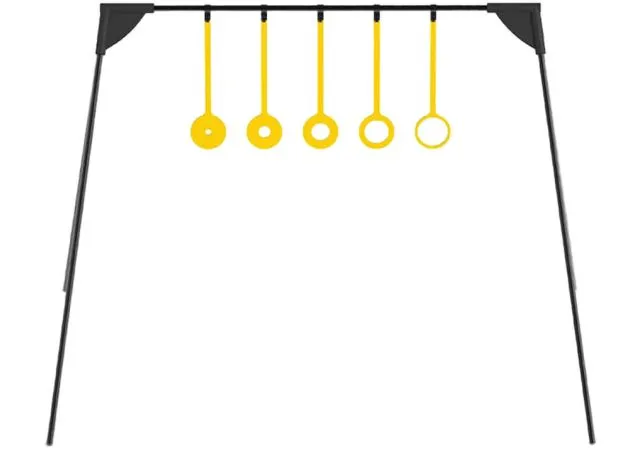 Restablecimiento Del Objetivo Caldwell Ar500 Rimfire Kyl Ring Challenge - Imagen 4