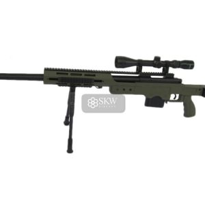 Rifle Cerrojo Well Mb4411d Con Mira Y Bípode Od