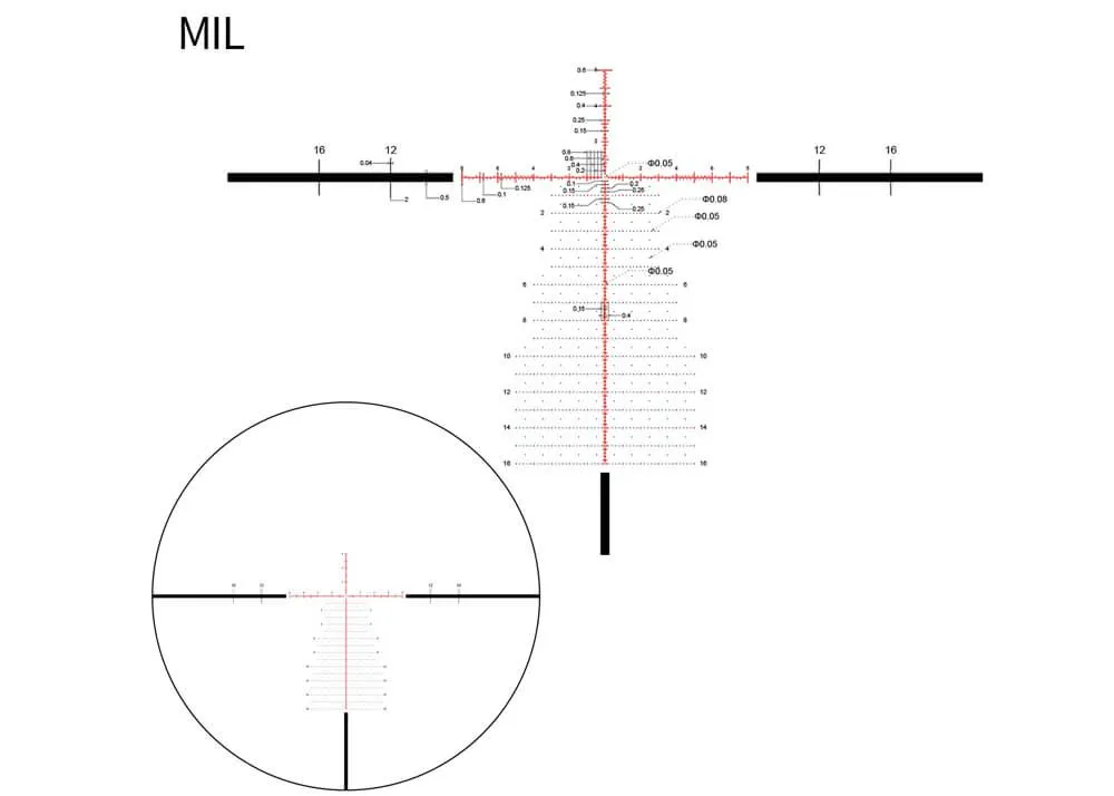 Visor Dnt Theone 7-35×56 Tor Mil - Imagen 8