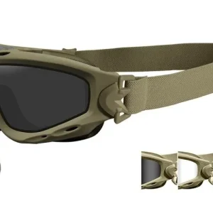 Gafas Wiley X Spear Doble Lente Humo/Transparente/Marco Bronceado Óxido