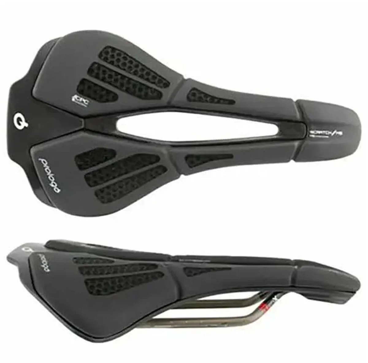 Sillín Prologo Scratch M5 Pas CPC Tirox 140mm Negro - Imagen 6