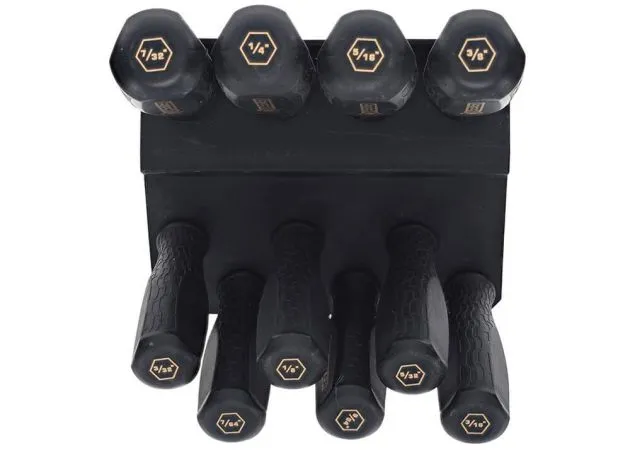 Juego De Destornilladores De Banco Wheeler Sae Hex De 10 Piezas - Imagen 4