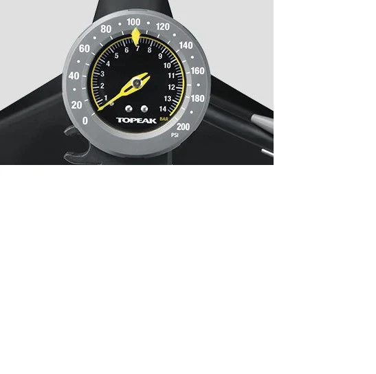 Infladores de Piso Ciclismo Topeak Joe Blow Race 200psi Azul - Imagen 3